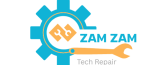 Blue And Yellow Illustration Car Repair Logo